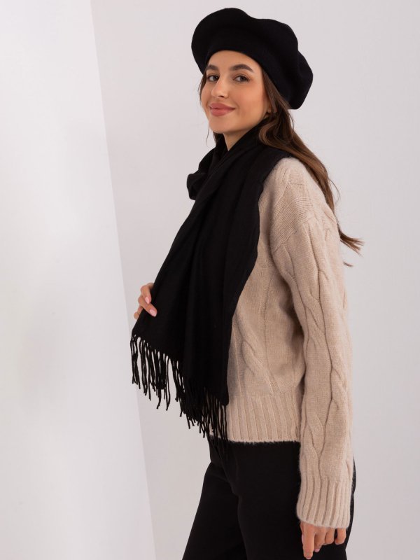Szalik-AT-SZ-23185.90P-czarny rozmiar - ONE SIZE