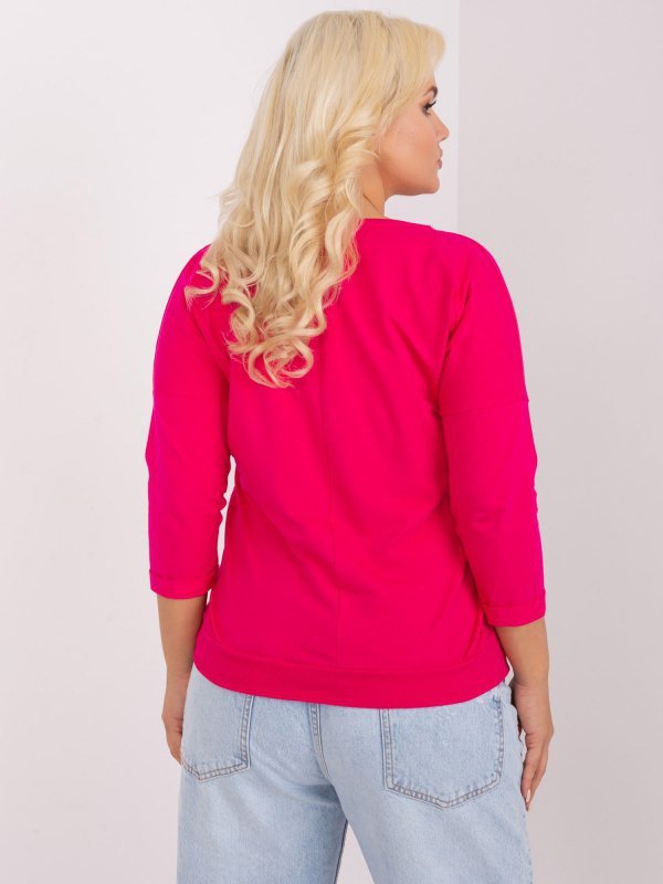 Bluzka-RV-BZ-8995.94P-fuksjowy rozmiar - ONE SIZE