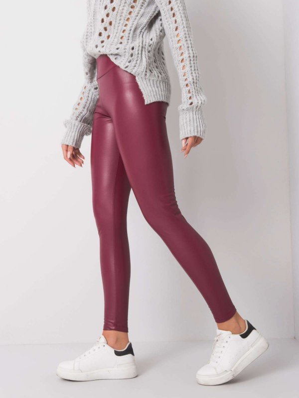 Leginsy-RV-LG-6007.11-ciemny czerwony rozmiar - XL