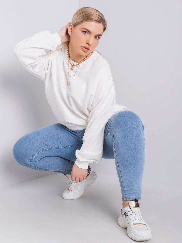 Bluza-RV-BL-6316.16X-ecru rozmiar - XL