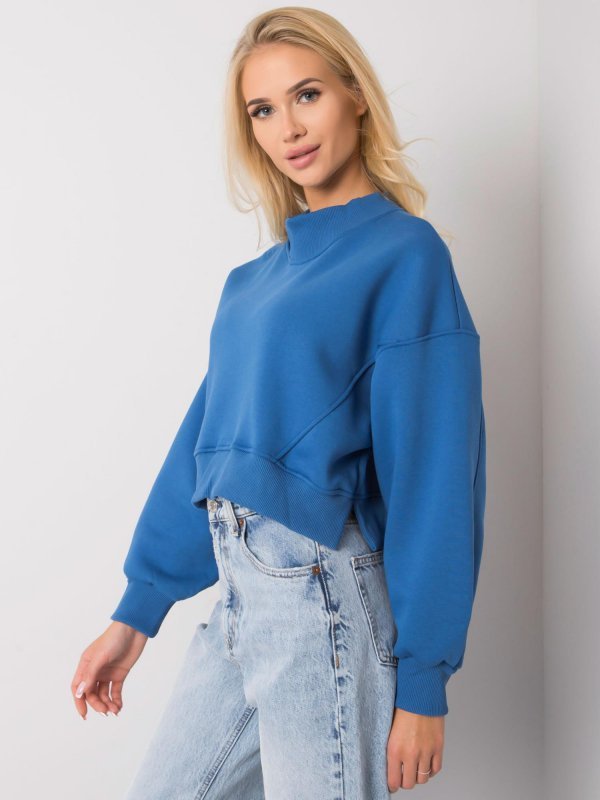 Bluza-RV-BL-6992.69-ciemny niebieski rozmiar - S
