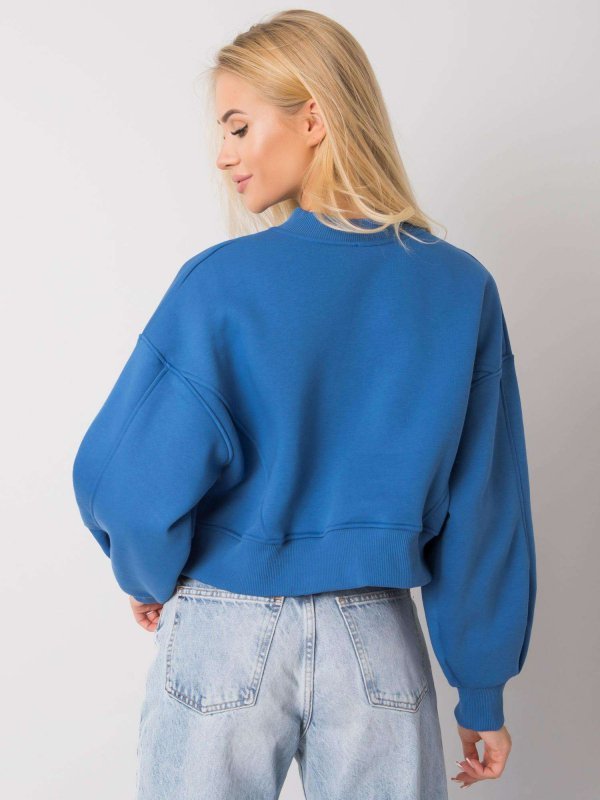 Bluza-RV-BL-6992.69-ciemny niebieski rozmiar - M