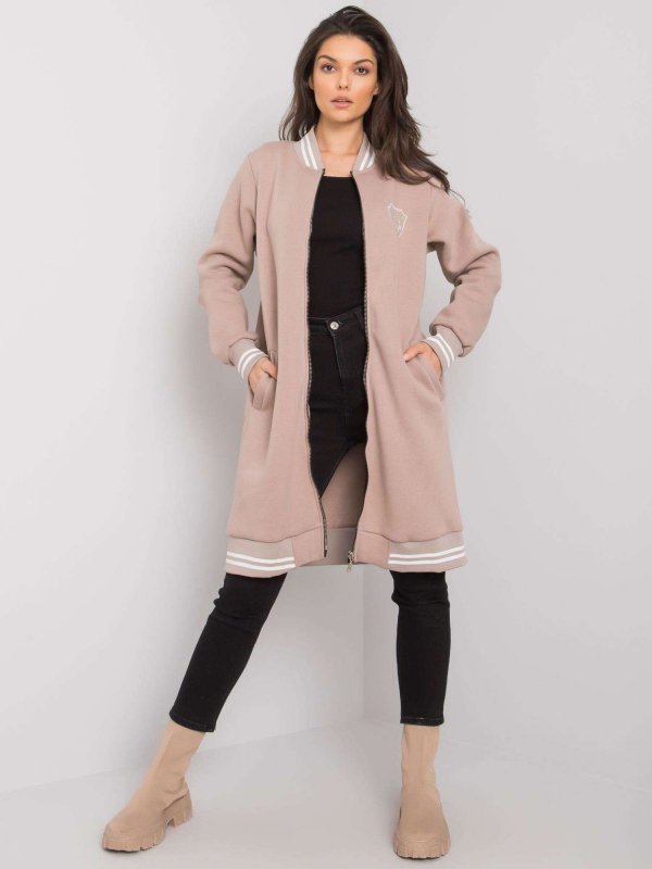 Bluza-RV-BL-7350.28-ciemny bezowy rozmiar - L/XL