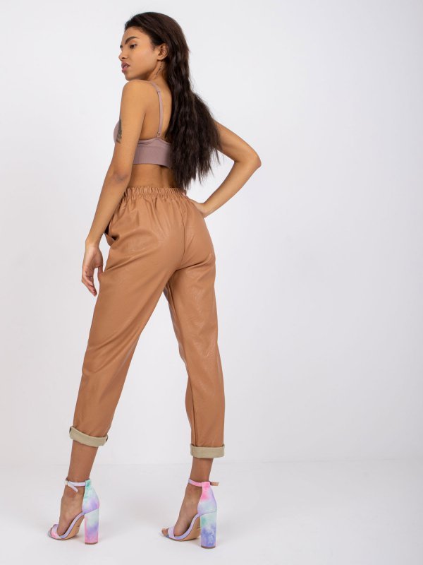 Spodnie-DHJ-SP-5058.35P-camelowy rozmiar - 2XL