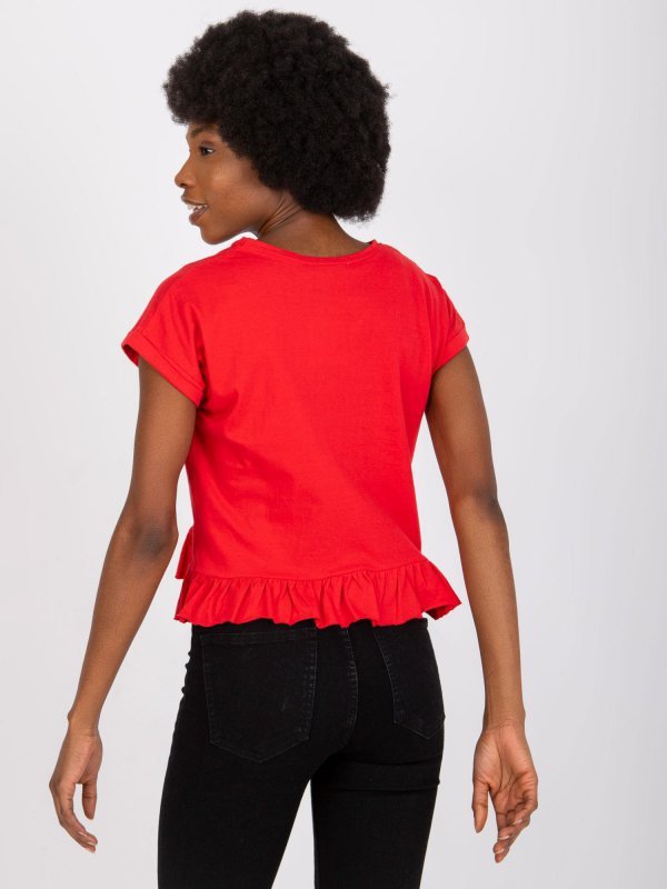 T-shirt-TW-TS-1053.21X-czerwony rozmiar - S