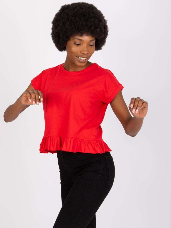 T-shirt-TW-TS-1053.21X-czerwony rozmiar - L