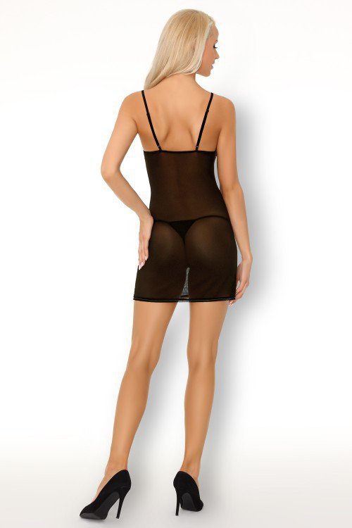 Zmysłowa Koszulka Damska Loritan LC 99185 Love Potion Black Czarny Collcetion LivCo Corsetti Fashion rozmiar - S/M