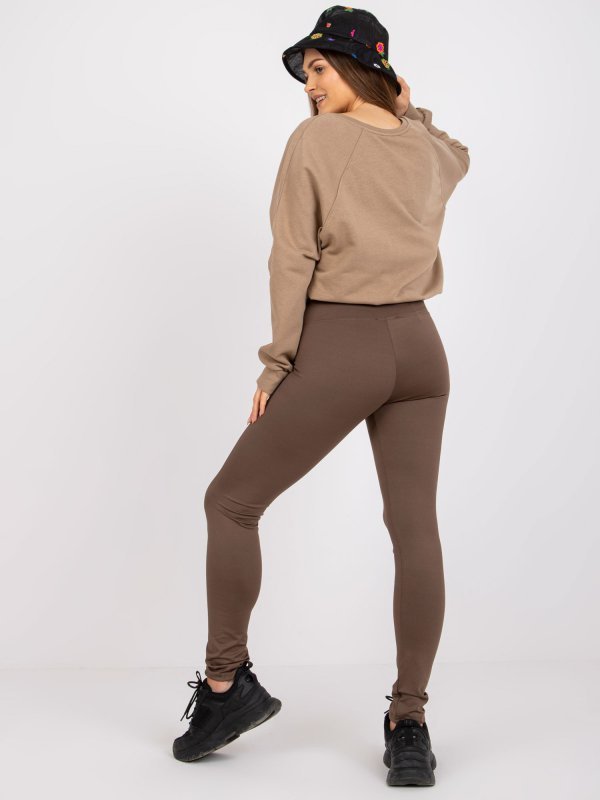 Leginsy-EM-LG-U597.50P-brązowy rozmiar - ONE SIZE