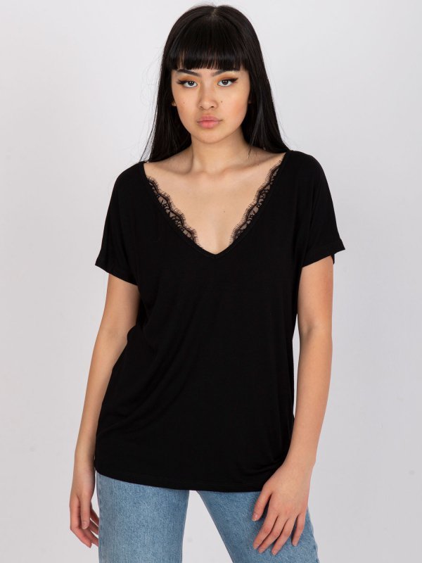 T-shirt-RV-TS-7665.91-czarny rozmiar - S/M