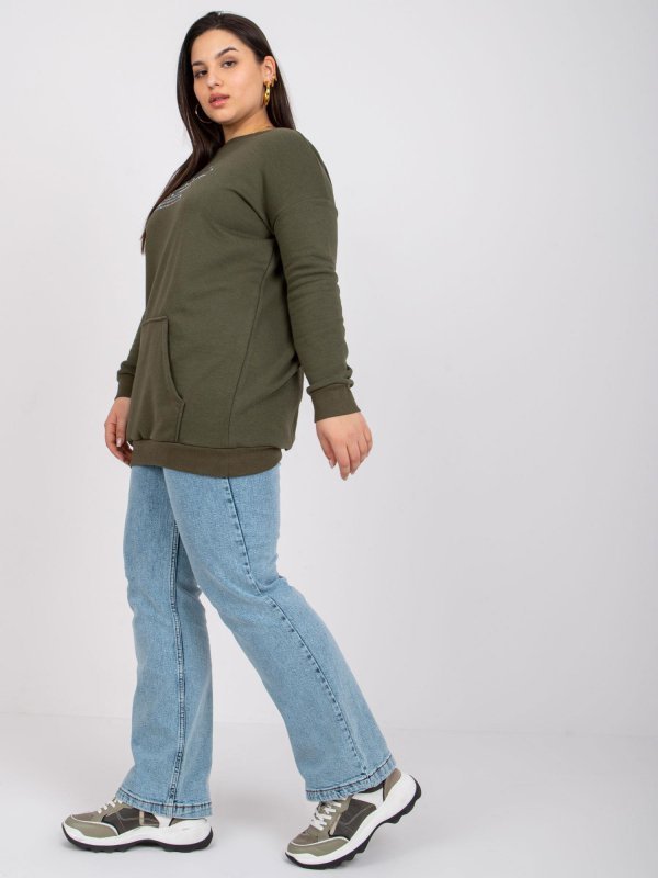 Bluza-RV-BL-7124.01-khaki rozmiar - ONE SIZE