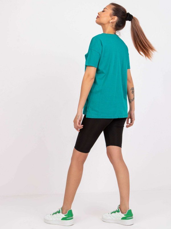 T-shirt-TW-TS-1004.24X-ciemny zielony rozmiar - M