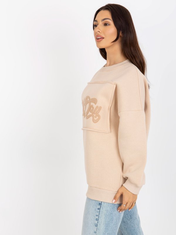 Bluza-FA-BL-8127.80P-jasny beżowy rozmiar - ONE SIZE