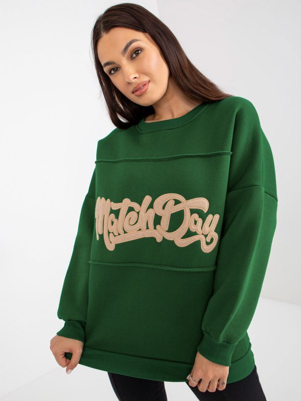 Bluza-FA-BL-8127.80P-ciemny zielony rozmiar - ONE SIZE