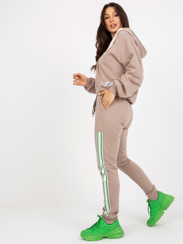 Komplet-RV-KMPL-8297.52P-ciemny bezowy rozmiar - L/XL