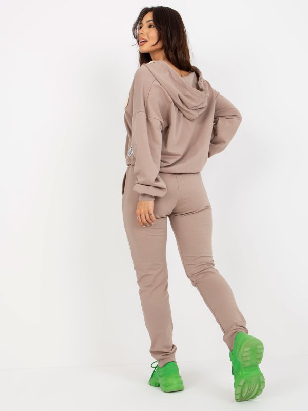 Komplet-RV-KMPL-8297.52P-ciemny bezowy rozmiar - L/XL