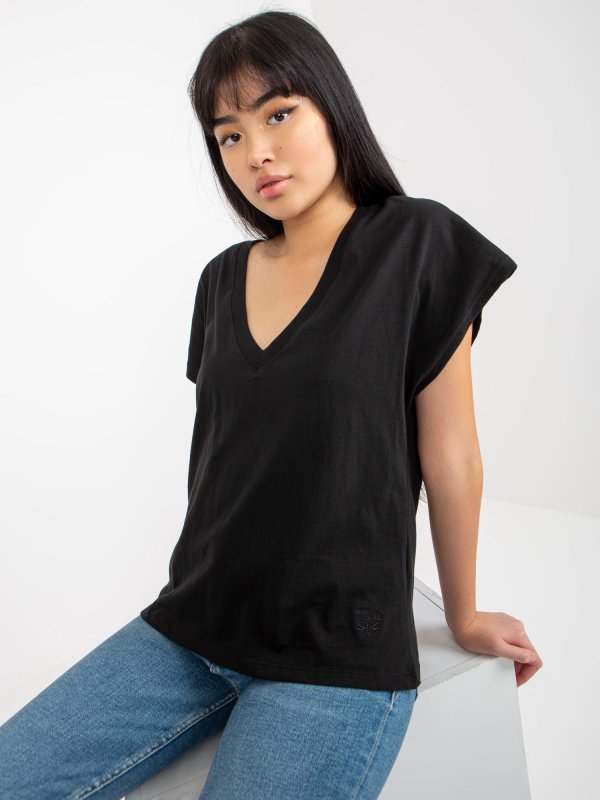 T-shirt-TW-TS-2005.43-czarny rozmiar - S
