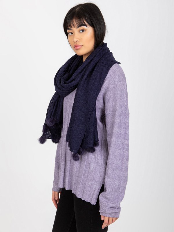 Szalik-AT-SZ-E-318.57P-granatowy rozmiar - ONE SIZE