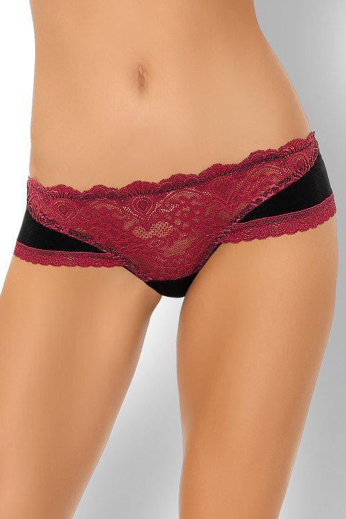 Panty Melisina LC 90432 Burgundy Bordowy Rosses Collection LivCo Corsetti Fashion rozmiar - S/M