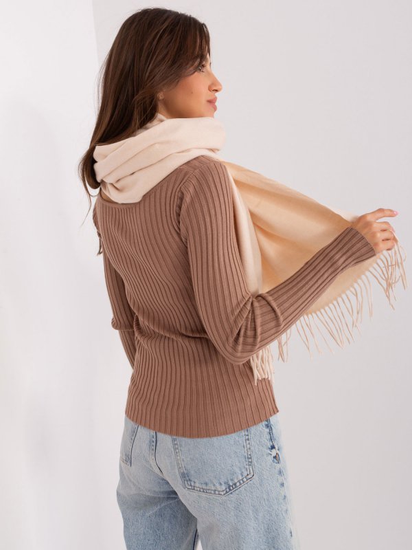 Szalik-AT-SZ-23185.62P-jasny beżowy rozmiar - ONE SIZE