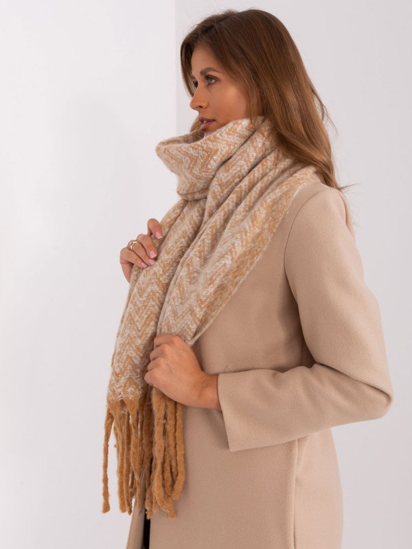 Szalik-AT-SZ-23125.75-camelowy rozmiar - ONE SIZE