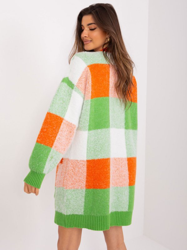 Kardigan-BA-SW-0318.33X-pomarańczowy rozmiar - ONE SIZE