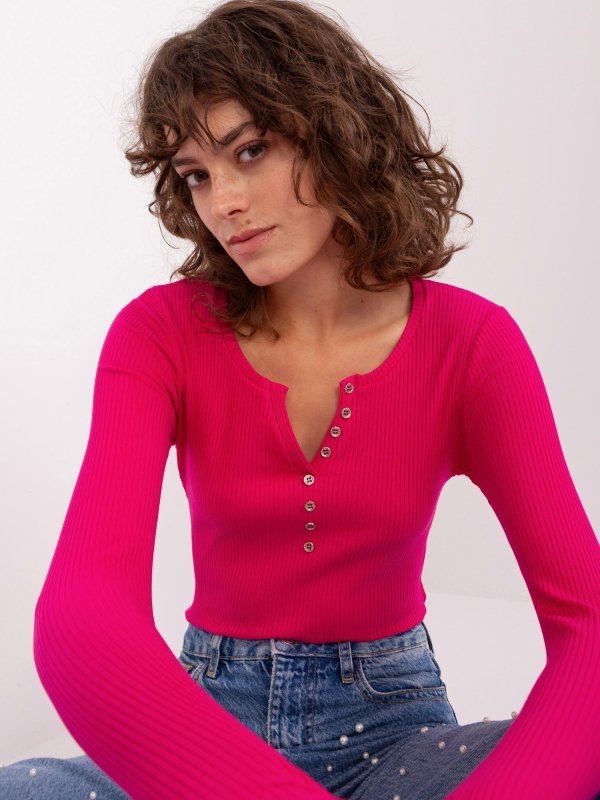 Bluzka-RV-BZ-9209.33P-fuksjowy rozmiar - L/XL