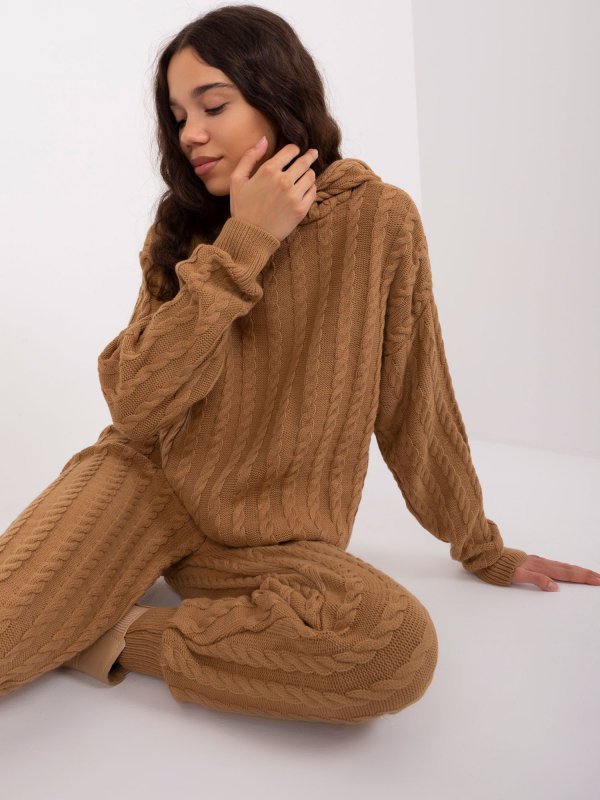 Komplet-BA-KMPL-0281.31P-camelowy rozmiar - ONE SIZE