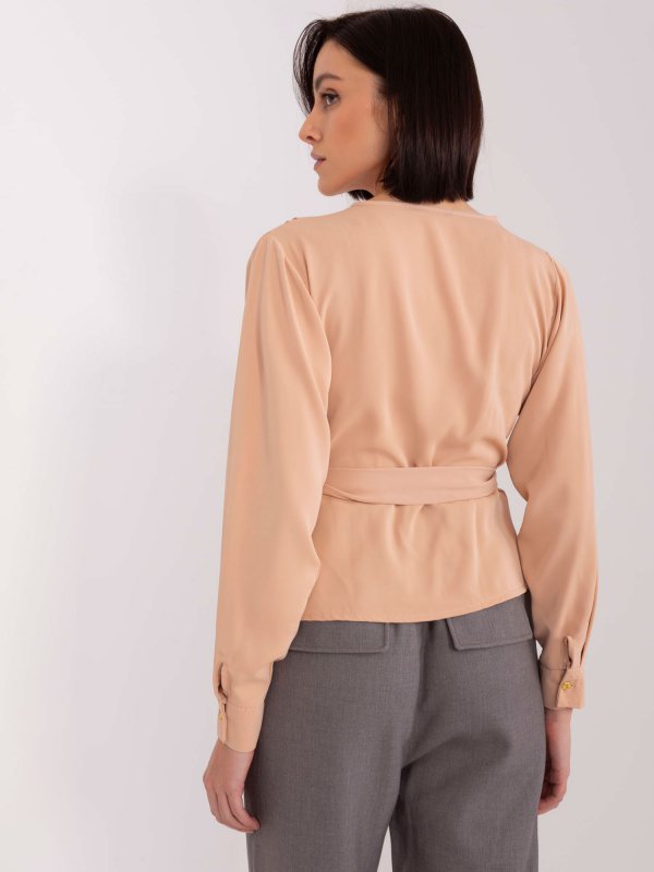 Bluzka-EM-BZ-3035.36-camelowy rozmiar - M
