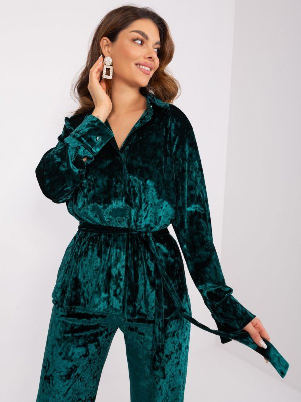 Komplet-LK-KMPL-509427.43-ciemny zielony rozmiar - L/XL