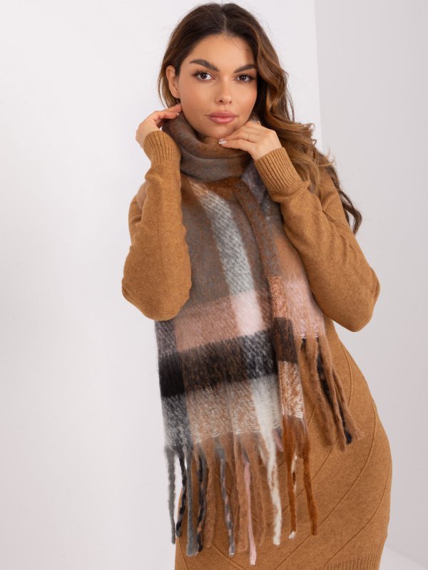 Szalik-AT-SZ-2313.31-brązowy rozmiar - ONE SIZE