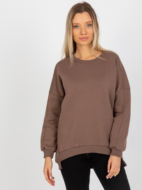 Bluza-RV-BL-8261.51-brązowy rozmiar - ONE SIZE