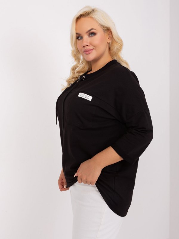 Bluzka-RV-BZ-9071.79P-czarny rozmiar - ONE SIZE