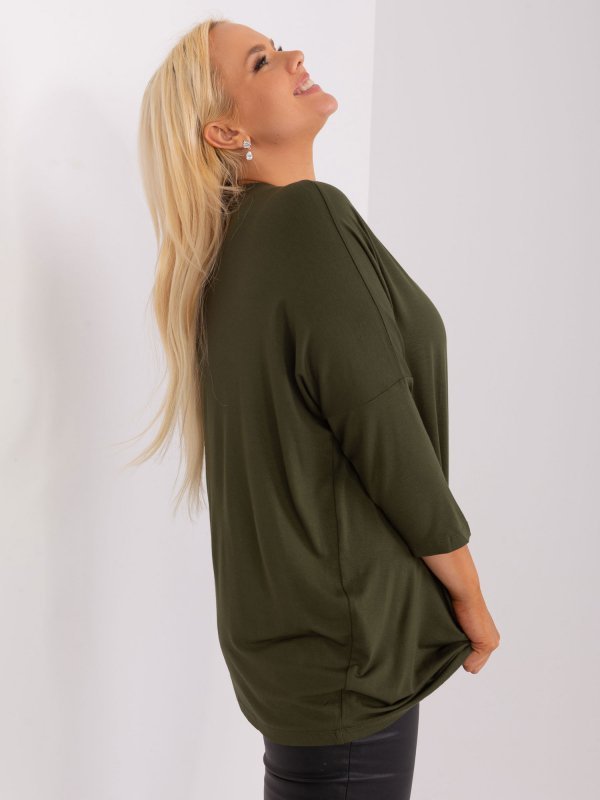 Bluzka-RV-BZ-5745.18-khaki rozmiar - ONE SIZE