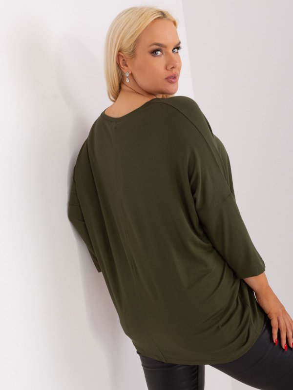 Bluzka-RV-BZ-5745.18-khaki rozmiar - ONE SIZE