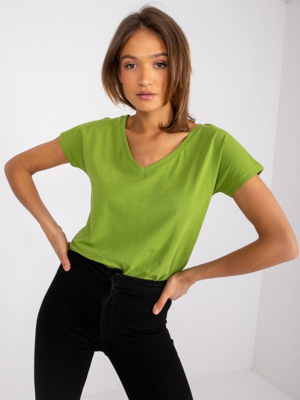 T-shirt-RV-TS-4832.42P-jasny zielony rozmiar - XS