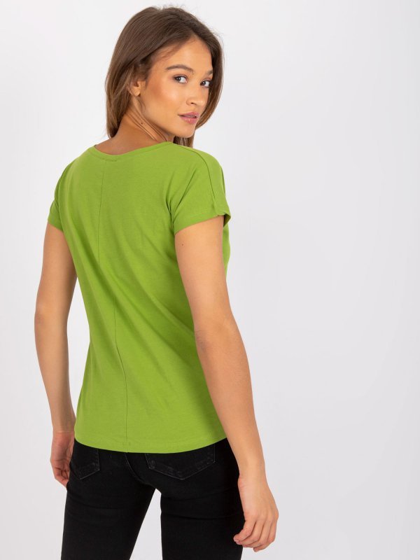 T-shirt-RV-TS-4832.42P-jasny zielony rozmiar - XS