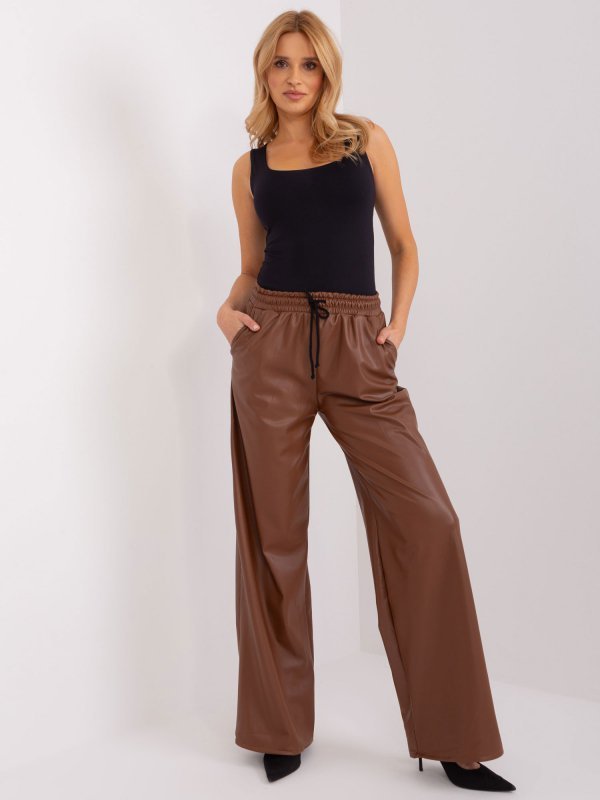 Spodnie-LK-SP-509453.47-brązowy rozmiar - L/XL