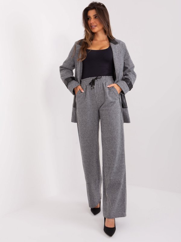 Spodnie-LK-SP-509429-3.02X-szaro-czarny rozmiar - L/XL