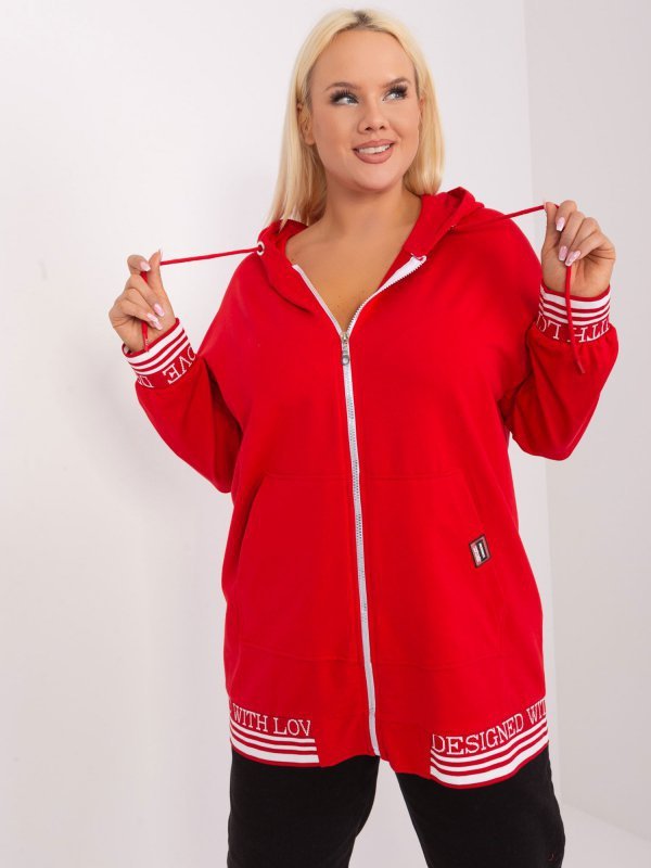 Bluza-RV-BL-8190.09P-czerwony rozmiar - ONE SIZE