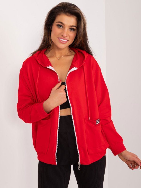 Bluza-RV-BL-9136.06-czerwony rozmiar - S/M