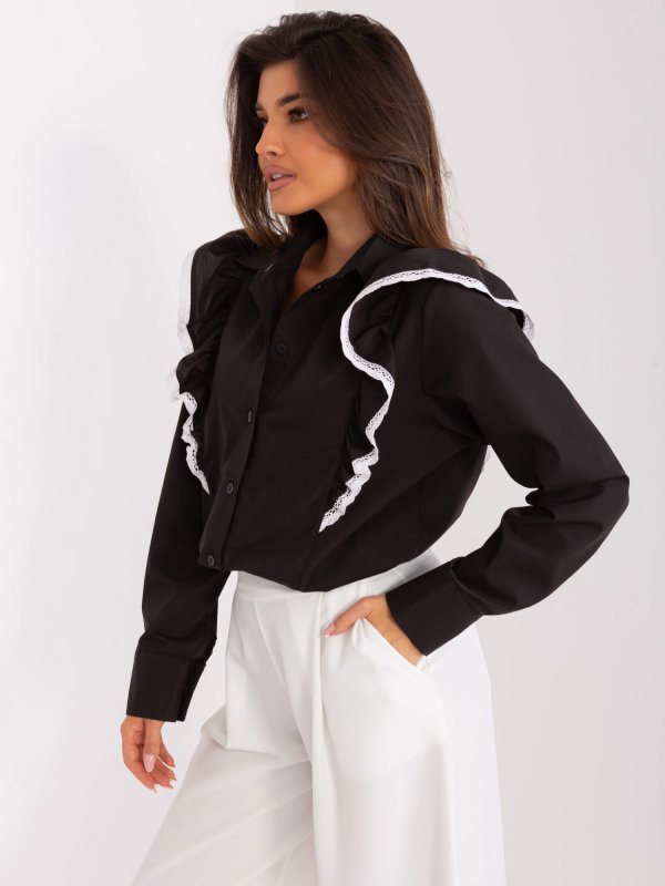 Koszula-LK-KS-509528.16-czarny rozmiar - L/XL