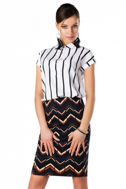 Bluzka Ouranila White 85411 rozmiar - L