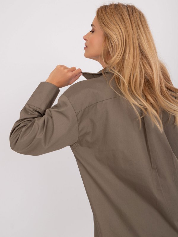 Koszula-BA-KS-0378.60-khaki rozmiar - S