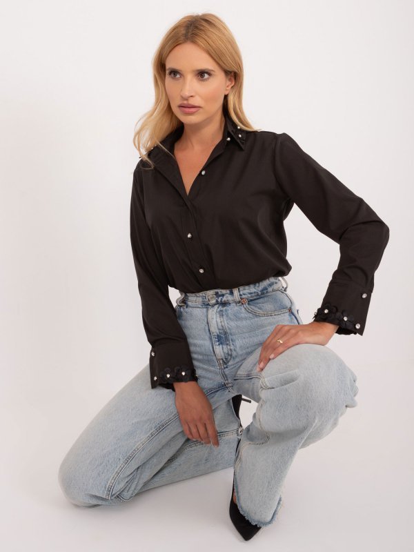 Koszula-LK-KS-509574.71-czarny rozmiar - S/M