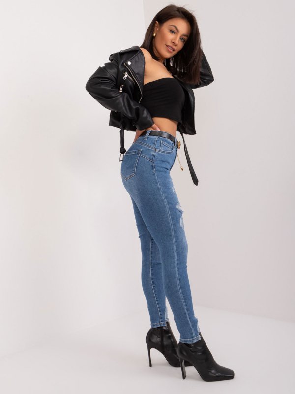 Spodnie jeans-PM-SP-J1330-14.31X-ciemny niebieski rozmiar - XL