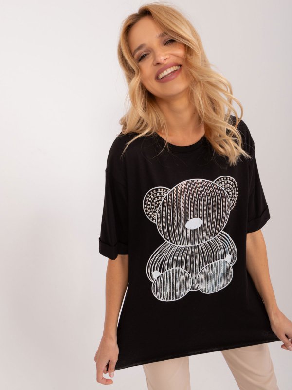 T-shirt-PM-TS-4575.30-czarny rozmiar - S