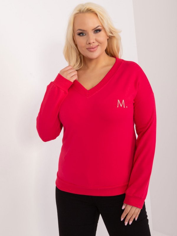 Bluzka-RV-BZ-9233.24-czerwony rozmiar - ONE SIZE