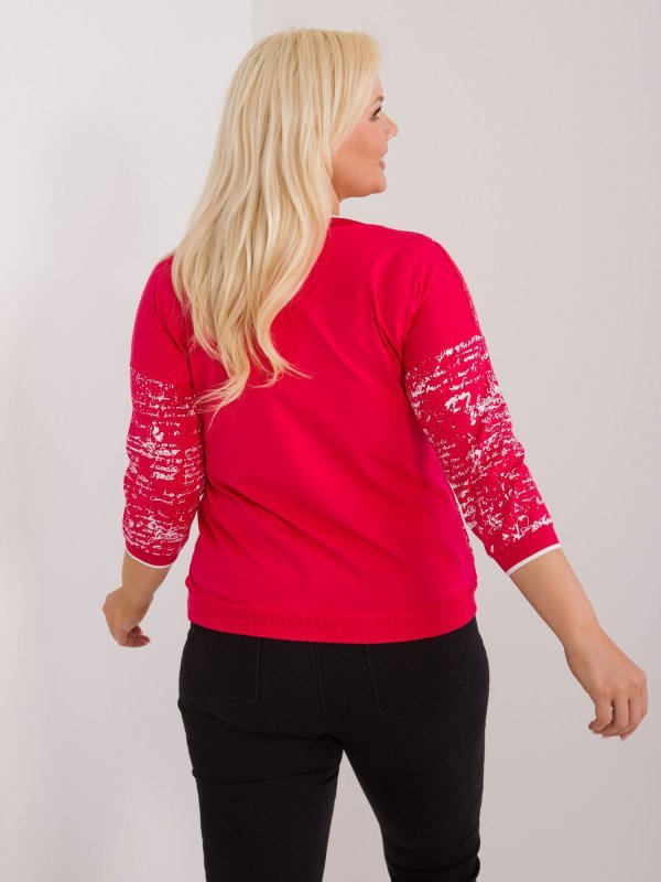 Bluzka-RV-BZ-9442.27-czerwony rozmiar - ONE SIZE