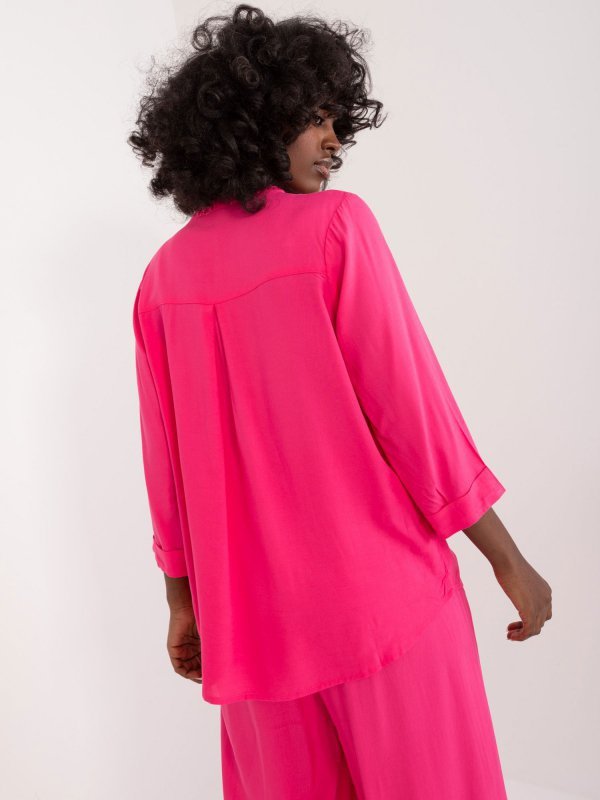 Bluzka-D73761M11174A-fuksjowy rozmiar - XL