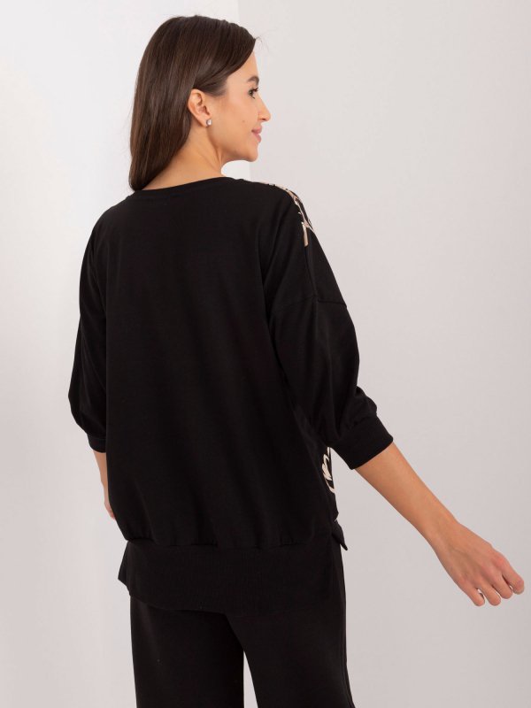 Bluzka-RV-BZ-9421.99-czarny rozmiar - ONE SIZE